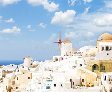 Oia Traditional Greek Village Stock Photo Image Of Tourism House