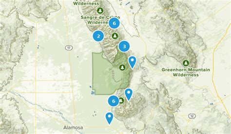 Sangre De Cristo Mountains Map Maping Resources