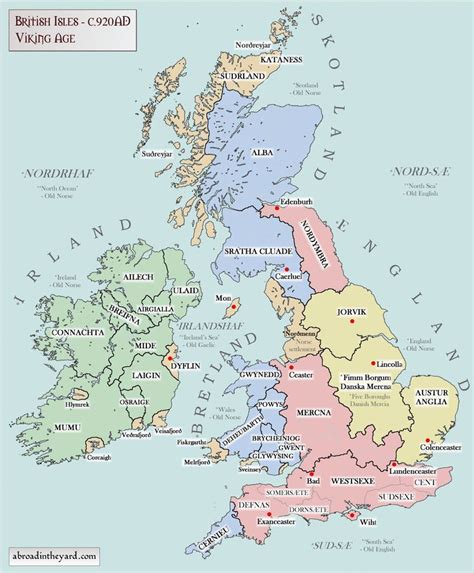 The British Islands Circa Map Of Britain History Map