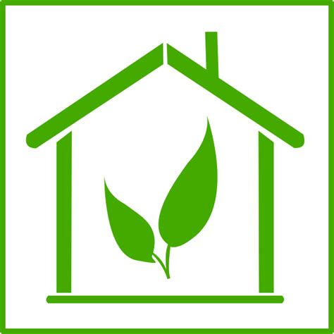 Eco House Vector Icon Free Svg