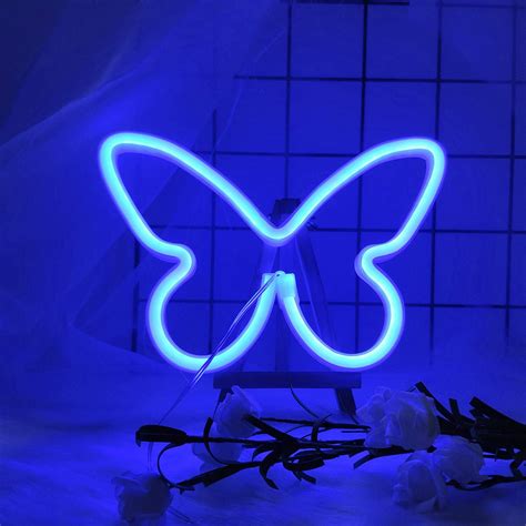 Blue Neon Butterfly Wallpaper Ubicaciondepersonascdmxgobmx