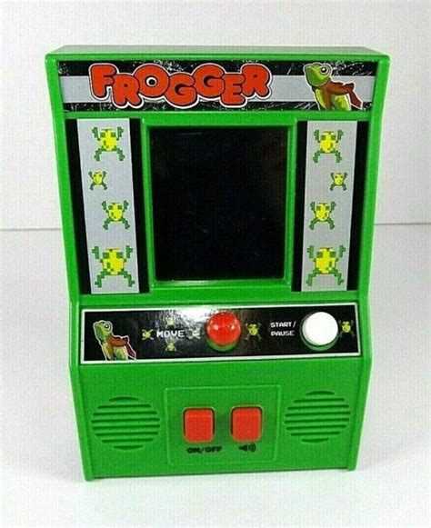 Konami Frogger Retro Mini Arcade Game Handheld Electronic Works Tested