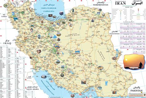 Detailed Map Of Iran