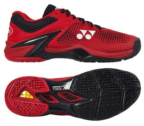 Yonex Power Eclipsion 2 Tennis Shoes Unisex Red Racquet Clay Court Sht