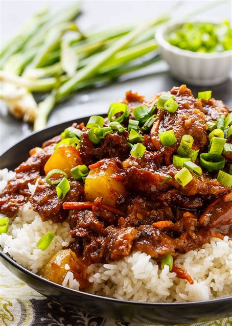 If the pan is too small, the beef will be crowded and browning will be inhibited. Spicy Mongolian Beef and Pineapple | Recipe | Beef recipes ...