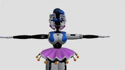 Withered Ballora V2 Download Free 3d Model By Ballora Jamietwise