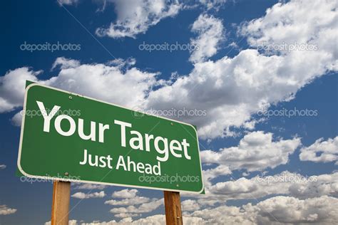 Your Target Green Road Sign — Stock Photo © Feverpitch 17849461