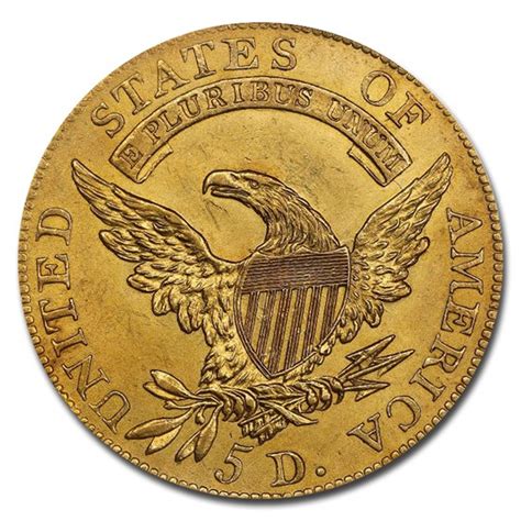 Buy 1807 5 Capped Bust Gold Half Eagle Ms 62 Ngc Apmex