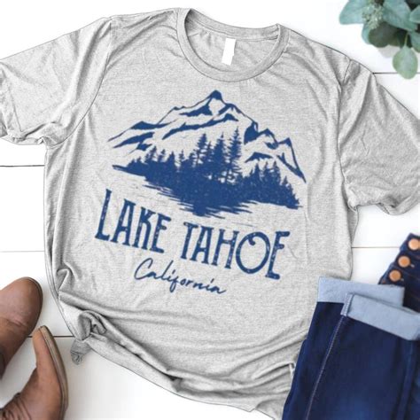 Lake Tahoe California Mountain T Shirt