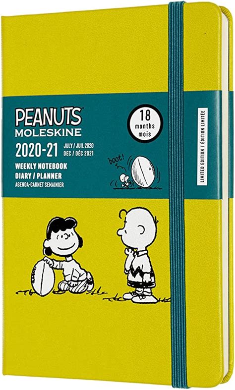 moleskine peanuts 18 month weekly planner diary weekly notebook 2020 2021 weekly planner in