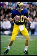 Quarterback Todd Collins of the Michigan Wolverines prepares to pass ...