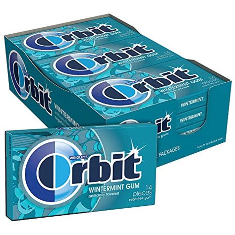 Orbit Wintermint Sugarfree Chewing Gum 14 Pieces Pack Of 12 Pricepulse