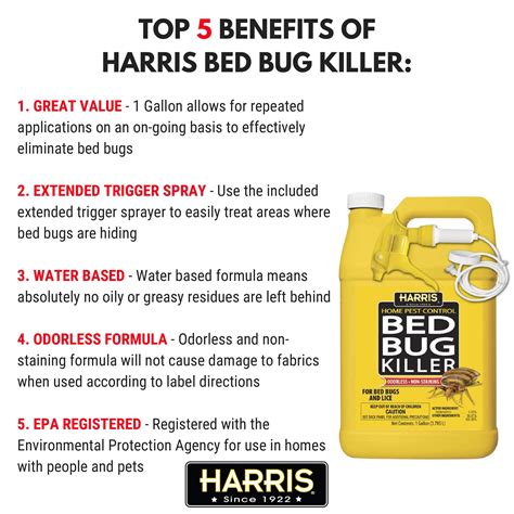 Harris Bed Bug Killer Liquid Spray With Odorless And Non Staining