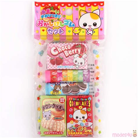 5 Cute Snack Scented Erasers From Japan Kawaii Modes4u