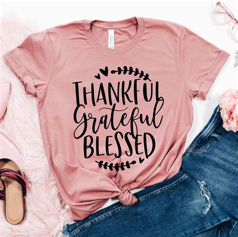 thankful grateful blessed shirt thanksgiving shirt fall etsy