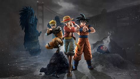 Jump Force Goku Naruto Luffy Ultra Hd Desktop Background Wallpaper