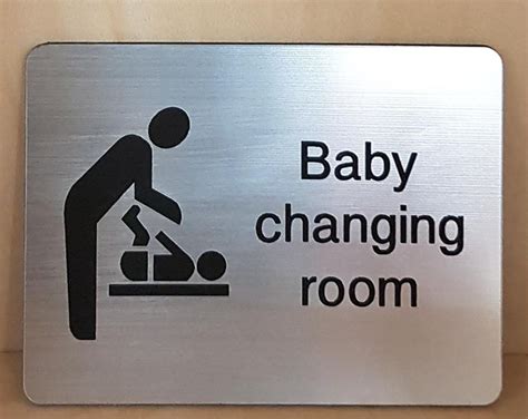 Engraved Baby Changing Room Sign Sk Signs And Labels Sk Signs