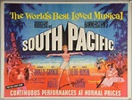 Sold Price: South Pacific (1960's RR) British Quad film poster, musical ...