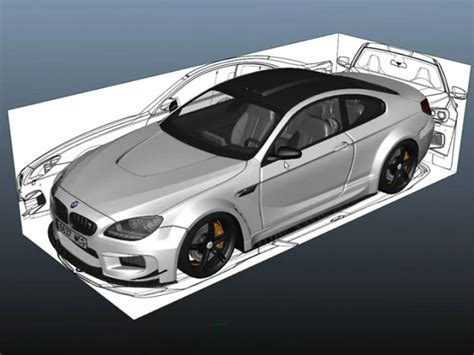 Car Blueprint Setup In Photoshopmaya Car Body Design