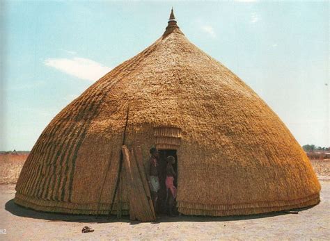 Dinka Tribe Hut Vernacular Architecture From North Africa