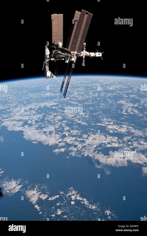 This Image Of The International Space Station And The Docked Space