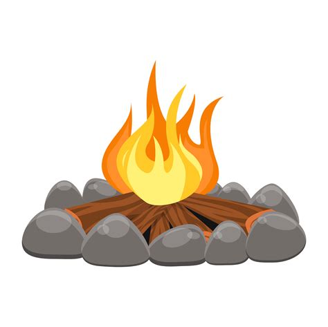 Camp Fire Vector Art Icons And Graphics For Free Download