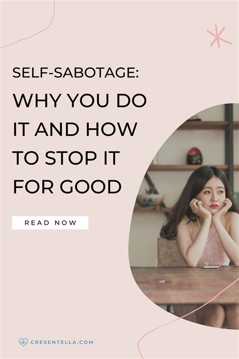 3 signs you re self sabotaging and how to stop it what is self self negative self talk