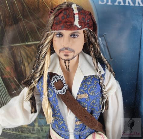 Pink Label Captain Jack Sparrow From Disney S Pirates Of The Caribbean Johnny Depp Barbie Doll