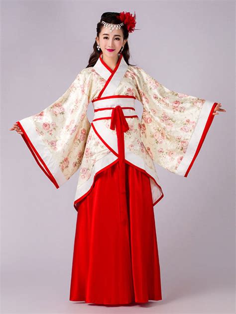 Women Hanfu Blue Deluxe Overcoat Ancient Chinese Vintage Fancy Dress