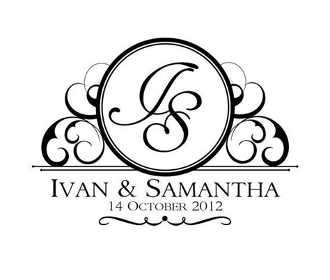 Custom Wedding Logo Design Wedding Invitations Logo Wedding Logo