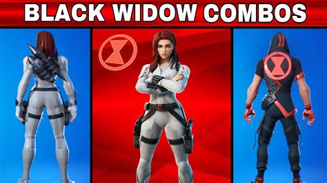 Best Black Widow Snow Suit Combos In Fortnite New Black Widow Set