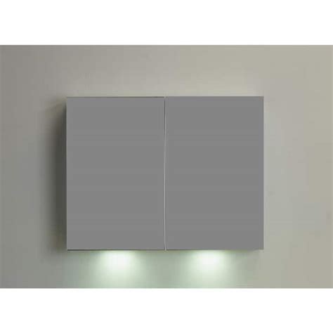 Eviva 36 Inch Mirror Medicine Cabinet With Led Lights Overstock