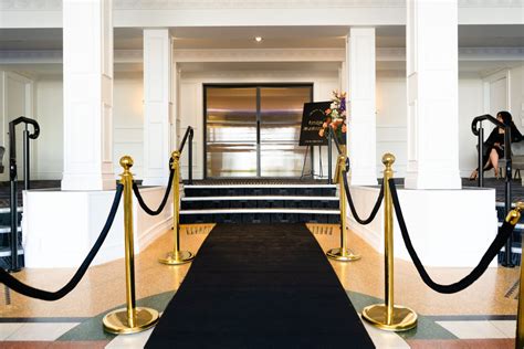 Gold Stanchions Hire Feel Good Events Melbourne