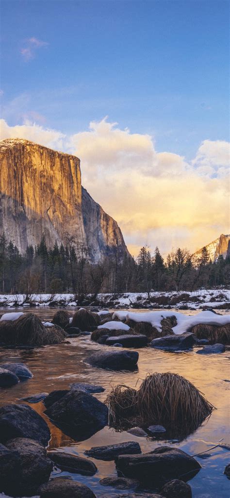 1242x2688 Yosemite Valley In Early Sunset Time 4k Iphone Xs Max Hd 4k