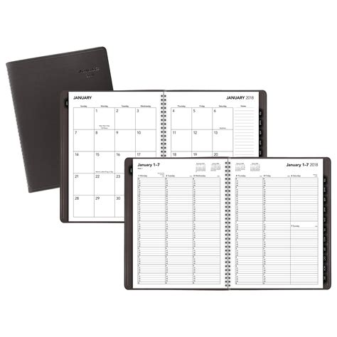 2018 Mead Cambridge Weeklymonthly Appointment Bookplanner 12 Months