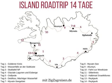 Island Rundreise 14 Tage Reiseroute Tipps