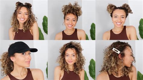 14 Easy Curly Hairstyles 3a Youtube
