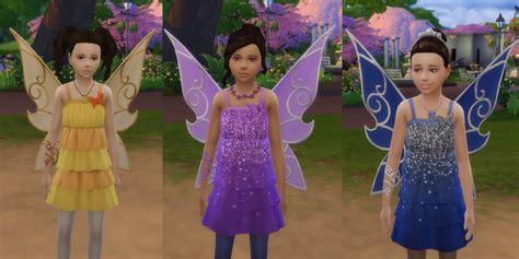 My Sims 4 Blog Butterfly Fairy Costume Basic And Lp Editions By