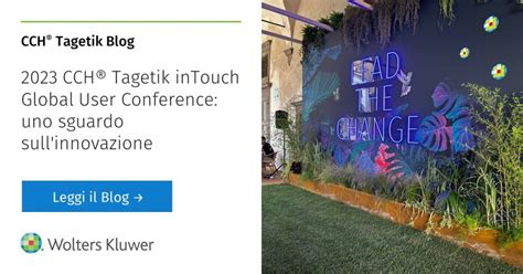 Cch® Tagetik Italia On Linkedin Evento 2023 Cch® Tagetik Intouch Global User Conference