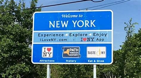 Montauk Residents Dont Love Welcome To New York Signs Newsday