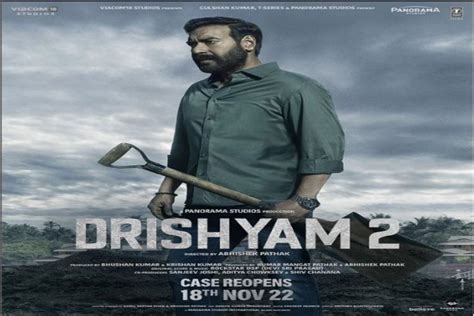 Ajay Devgn S Intense Look Revealed In The New Poster Of Drishyam 2