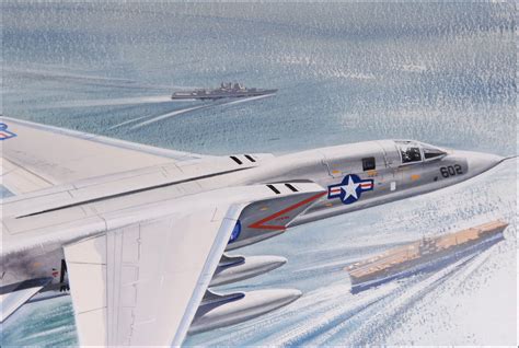 Roy Cross North American Ra 5c Vigilante Close Up Aircraft Art