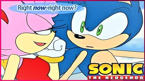 The Hedgehog Amy And Sonic Kiss