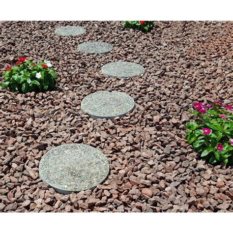 Classic Stone 12 In X 15 In Round Exposed Aggregate Pathway