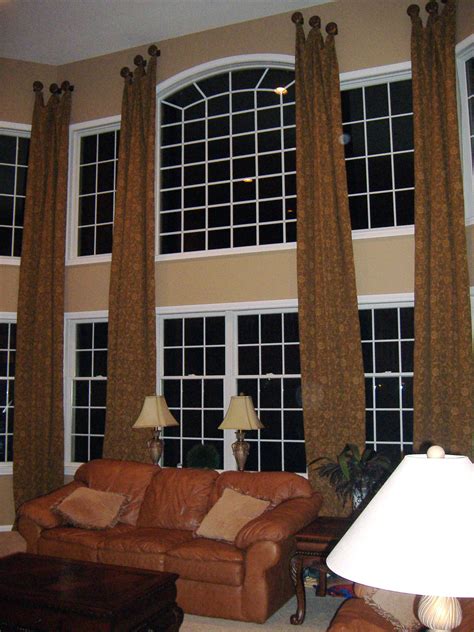 These Gorgeous Two Story Drapes Make A House A Home Great Room