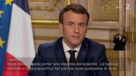 Emmanuel macron, le « président épidémiologiste ». Sous-titres du discours d'Emmanuel Macron : que s'est-il ...