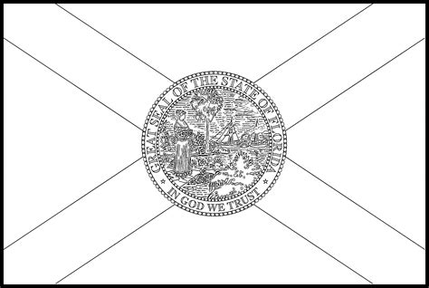 Alabama Flag Coloring Page State Flag Drawing Flags Web