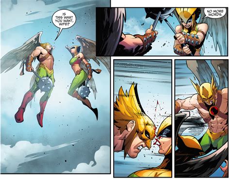 Hawkgirl Vs Hawkman Injustice Gods Among Us Comicnewbies