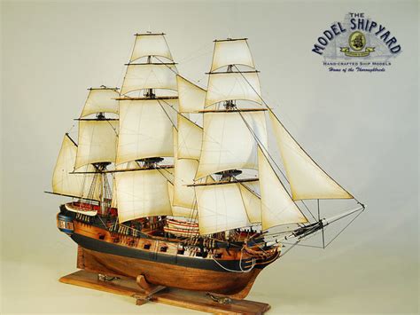 Hms Investigator Wooden Scale Model Ship Star Bow The Model Shipyard