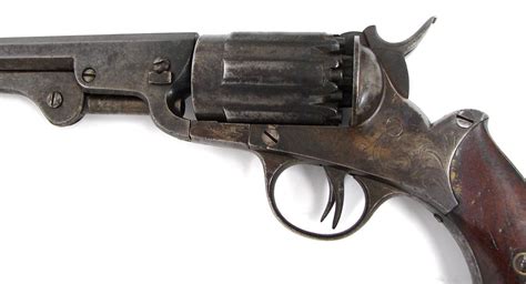 Walch Navy 12 Shot Revolver Smooth Gray Patina On Metal Address On
